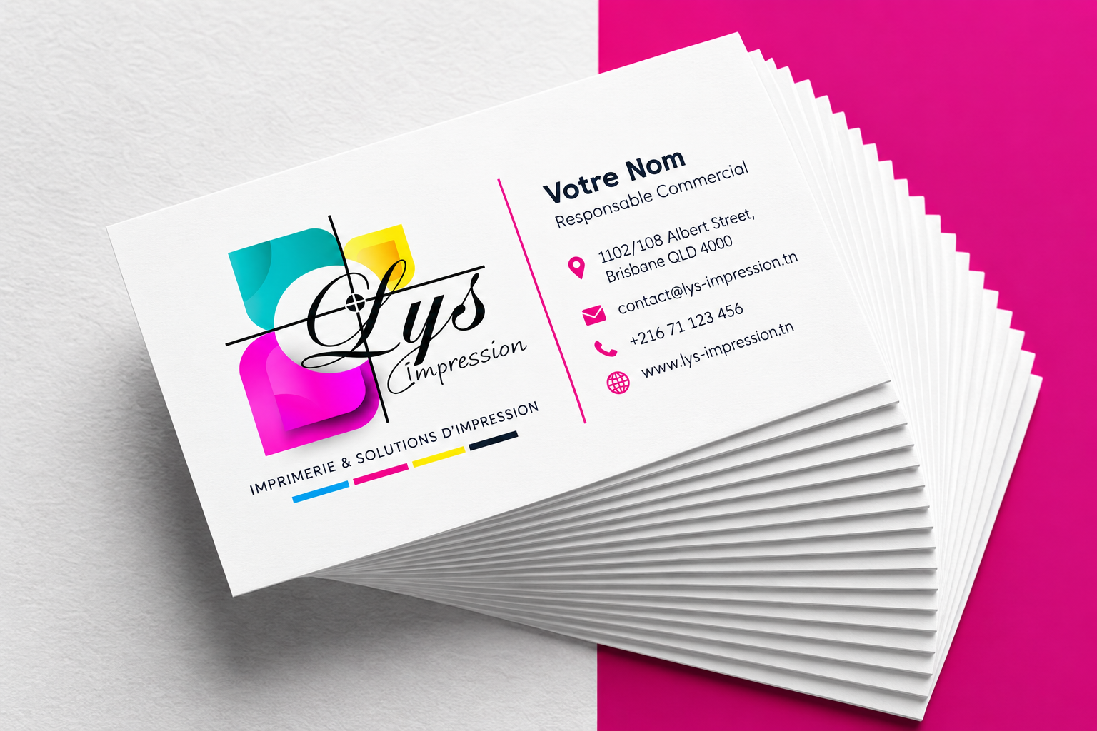 Carte de visite personnalisée