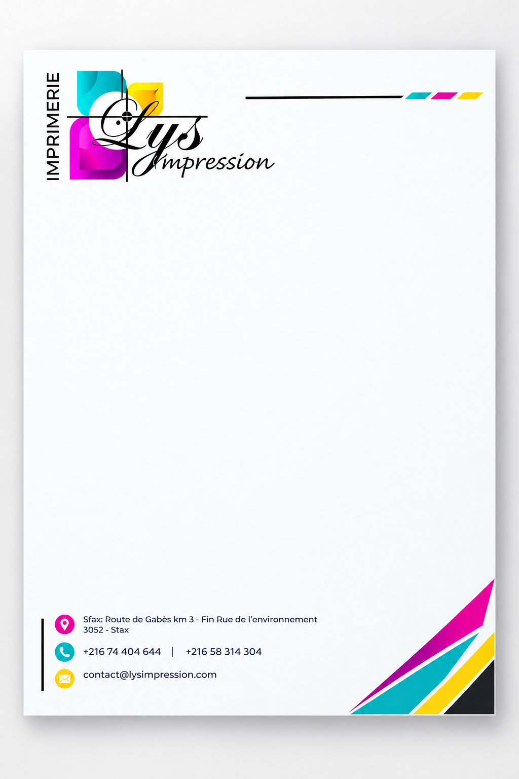 Affiche personnalisée